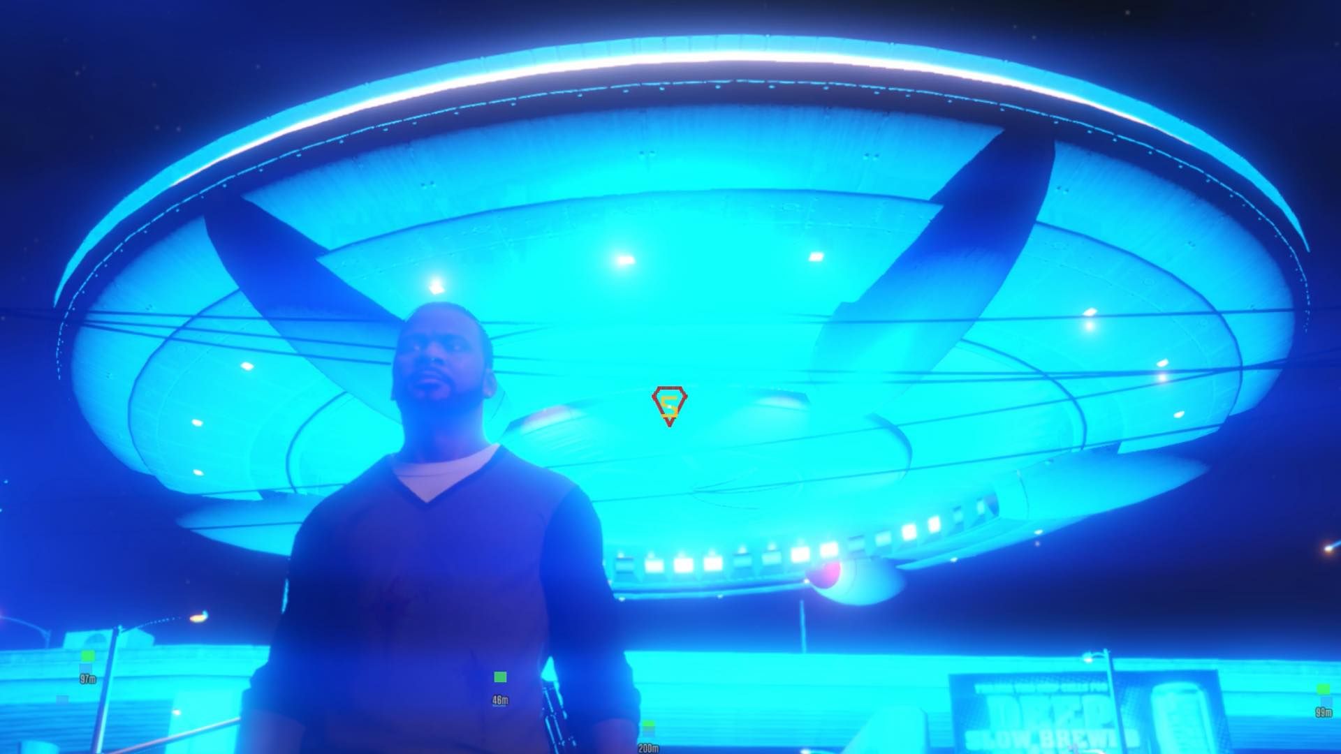 《GTA5》遭遇外星降临！洛圣都夜空现神秘UFO，沉浸式都市传说玩法解析